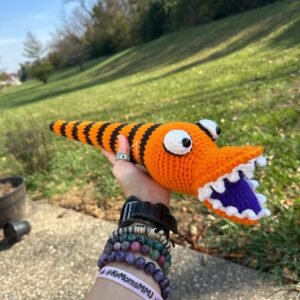 Crochet Baby Snake Danger Noodle Amigurumi/Stuffed Animal/Stuffie/Plush/Plushie