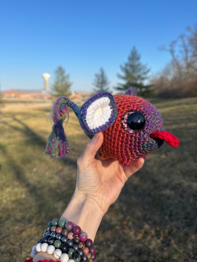 Crochet Bubbalub Imaginary creature Amigurumi/Stuffed Animal/ Plush/ Plushie