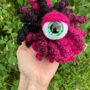 Crochet Eyeball Monster Amigurumi | Stuffed Animal | Stuffie | Plush | Plushie