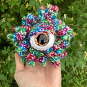 Crochet Eyeball Monster Amigurumi | Stuffed Animal | Stuffie | Plush | Plushie