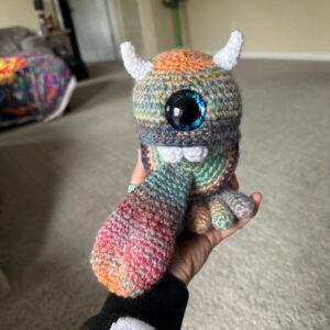 Crochet Monster Amigurumi/Stuffed Animal/Stuffie/Plush/Plushie