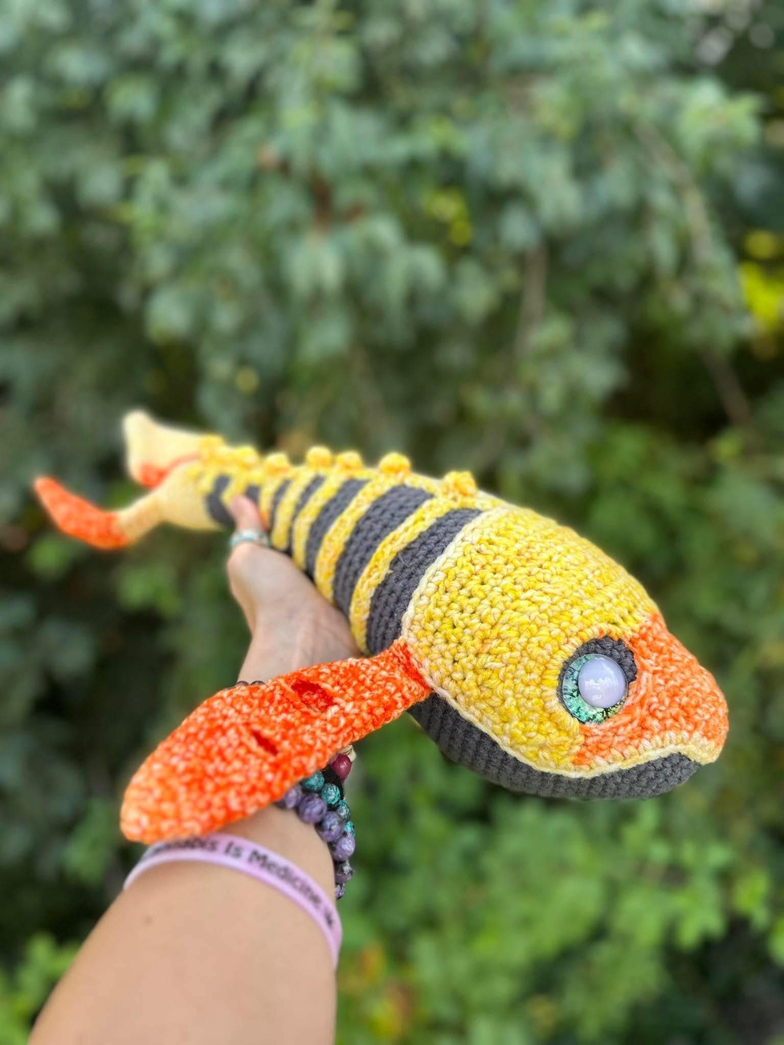 Crochet Skeleton Whale/Shark Amigurumi Plush