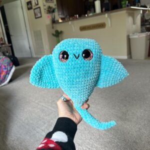Crochet Sting Ray Amigurumi | Stuffed Animal | Stuffie | Plush | Plushie