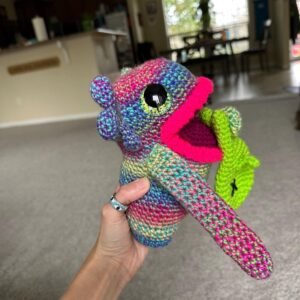 Crochet Swamp Monster Amigurumi/Stuffed Animal/Stuffie/Plush