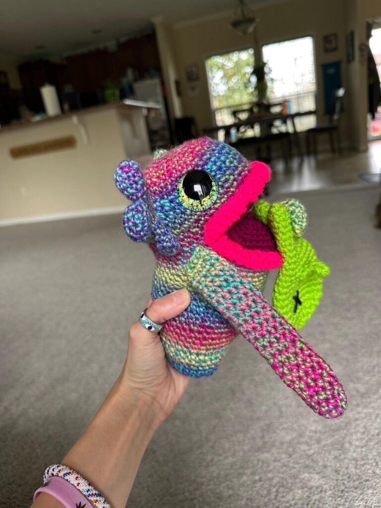 Crochet Swamp Monster Amigurumi/Stuffed Animal/Stuffie/Plush
